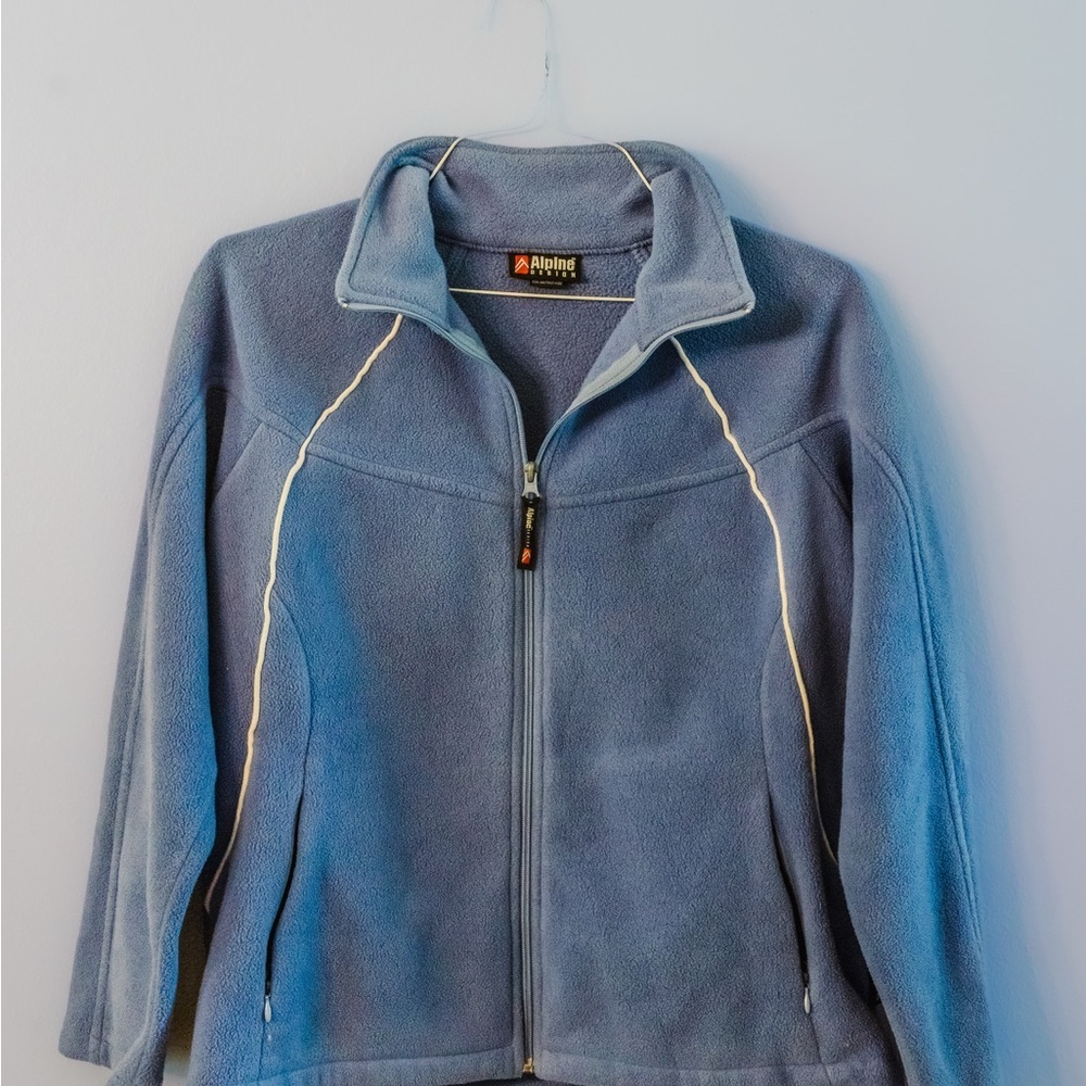 Alpine Design Light Blue Fleece Jacket - Picture 2 of 2